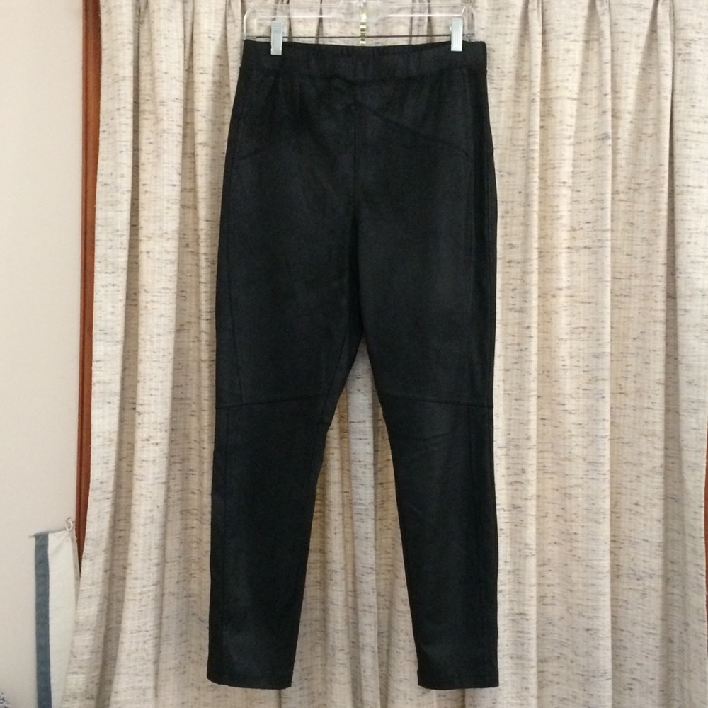 Free People Midnight Vegan Faux Suede Leggings
